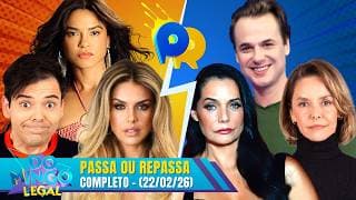 TIME PALOMA BERNARDI vs TIME BIANCA RINALDI no Passa ou Repassa | Domingo Legal (22/02/26)