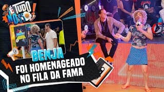 Benja foi homenageado no Fila da Fama | É Tudo Nosso 29/11/24