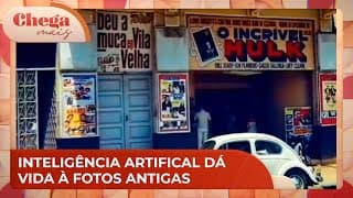 Inteligência artificial dá vida à fotos antigas | Chega Mais (15/10/24)