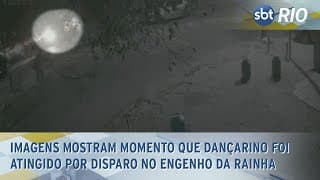 Imagens mostram momento que dançarino foi atingido por disparo no Engenho da Rainha