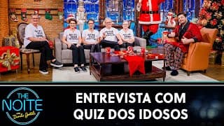 Entrevista com os integrantes do Quiz dos Idosos | The Noite (25/12/24)