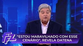 EXCLUSIVO: Datena mostra detalhes de novo estúdio do SBT | Fofocalizando (17/03/25)