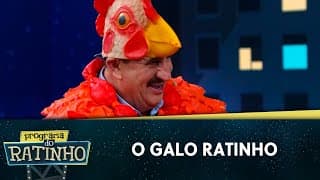 O Ratinho se vestiu de galinha e entrou na brincadeira com o Tubinho | Programa Do Ratinho