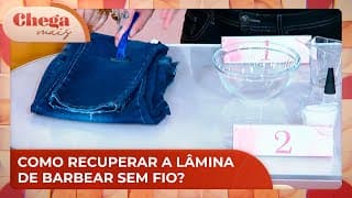 Gouvs ensina como recuperar o fio de uma lâmina de barbear | Chega Mais (22/10/24)