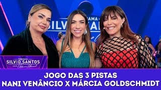 Jogo das 3 Pistas: Márcia Goldschmidt X Nani Venâncio | Programa Silvio Santos (01/06/25)