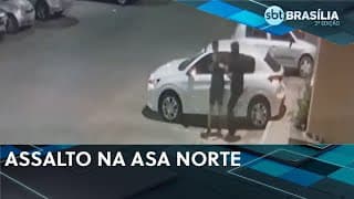 Menores abordam motorista e levam seu carro na 415 norte | SBT Brasília 2ª ed
