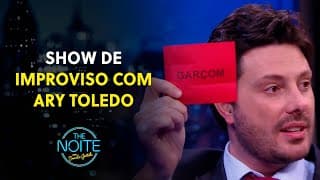 Ary Toledo improvisa piadas com palavras sorteadas no palco | The Noite (14/10/24)