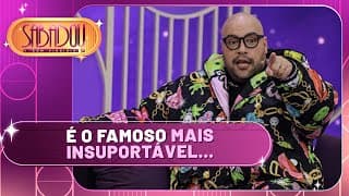 Tiago Abravanel revelou o nome do artista que não se dá bem | Sabadou com Virginia (31/08/24)