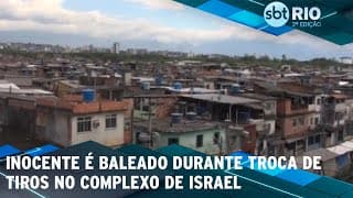 Inocente é baleado durante troca de tiros no Complexo de Israel