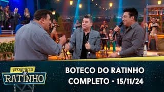 Boteco com Mari Fernandez e Cezar e Paulinho | Programa do Ratinho (15/11/24)