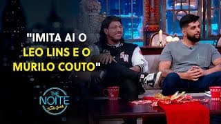 Igor Guedes e Gabriel Fanart fazem imitações ÚNICAS no palco do The Noite | The Noite (23/12/24)