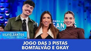 Jogo das 3 Pistas: Bomtalvão e Gkay | Programa Silvio Santos (15/09/24)