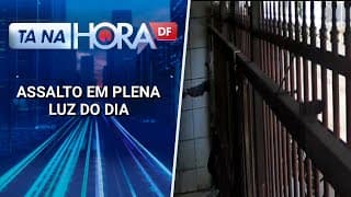 Assaltantes rendem família na porta de casa e fogem com o carro | Tá na hora DF
