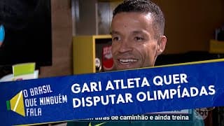 Exemplo de superação, gari atleta quer disputar Olimpíadas | O Brasil que Ninguém Fala (06/03/20)