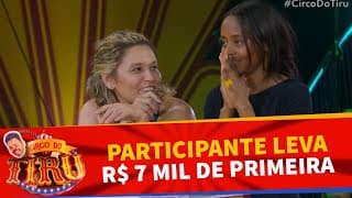 Paricipante leva R$ 7 mil na primeira aposta | Circo do Tiru (30/11/24)