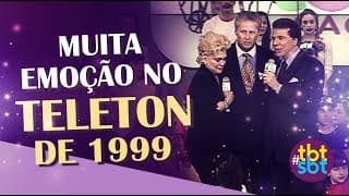 Em 1999 Teleton emocionava com Silvio Santos | TBTSBT