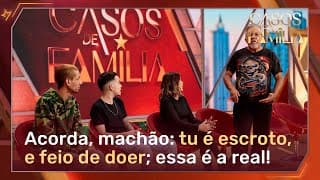 Renata Banhara dá choque de realidade em marido babaca: Desprovido de beleza! | Casos de Família