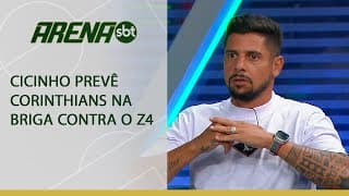 Cicinho prevê que Corinthians será rebaixado à Série B em 2024 | Arena SBT (22/04/24)