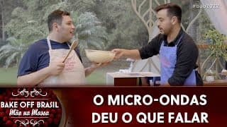 Disputa pelo micro-ondas deixa clima tenso na tenda | Bake Off Brasil (22/10/22)