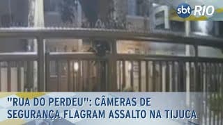 "Rua do Perdeu": Câmeras de segurança flagram assalto na Tijuca