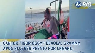 Cantor "Igor Oggy" devolve Grammy após receber prêmio por engano