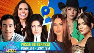 TIME GISELLE TIGRE X MIRELA JANIS no Passa ou Repassa | Domingo Legal (23/11/25)