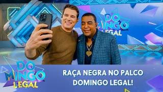 Raça Negra relembra sucessos e emociona o público no Domingo Legal (10/08/25)