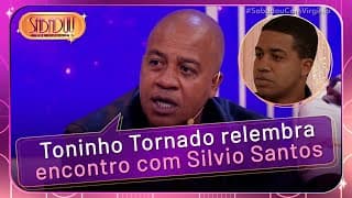 Toninho ficou frente a frente com Silvio Santos | Sabadou com Virginia (10/01/26)