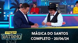 Santos quase perde o emprego de mágico do Ratinho | Programa do Ratinho (20/06/24)
