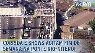 Corrida e shows agitam fim de semana na Ponte Rio-Niterói