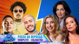 TIME MC LIVINHO vs SUZANA ALVES no Passa ou Repassa | Domingo Legal (26/04/26)