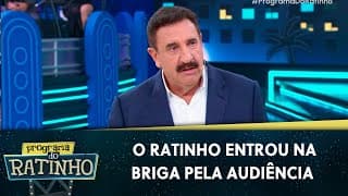 O Ratinho expôs competição de audiência com a emissora concorrente | Programa do Ratinho (10/02/25)