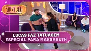 Lucas Guedez tatuou o rosto da Margareth | Sabadou com Virginia (21/09/24)