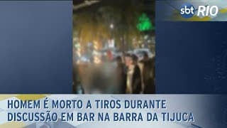 Homem é morto a tiros durante discussão em bar na Barra da Tijuca