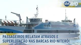 Passageiros relatam atrasos e superlotação em barcas Rio-Niterói