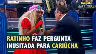 Ratinho observa roupa de Cariúcha e faz pergunta inusitada ao vivo | Programa do Ratinho (13/10/25)
