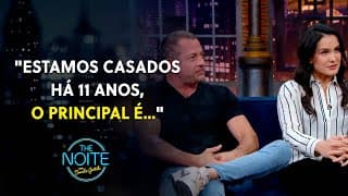 Kyra Gracie e Malvino Salvador contam o segredo do casamento! | The Noite (03/12/24)