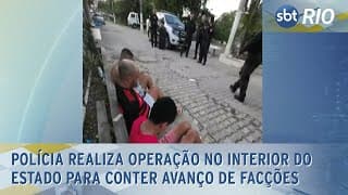 Polícia realiza operação no interior do estado para conter avanço de facções