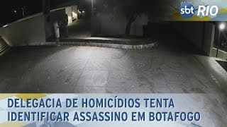 Delegacia de homicídios tenta identificar assassino em Botafogo