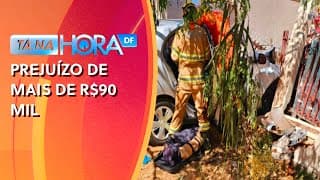 Motorista tem ataque epilético, perde o controle do carro e invade muro de casa | Tá na hora DF