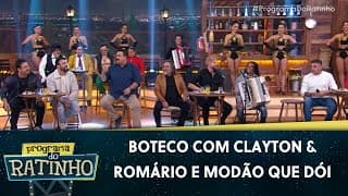 Boteco com Clayton & Romário e Trio Modão que Dói | Programa do Ratinho (18/10/24)