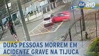 Duas pessoas morrem em acidente grave na Tijuca