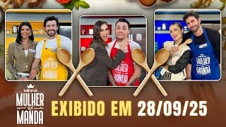 Nathalia Arcuri, Jakelyne e Lara comandam os maridões no Minha Mulher Que Manda | Domingo Legal