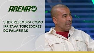 Sheik relembra como irritava torcedores do Palmeiras: "Formiguinha" | Arena SBT (08/04/24)
