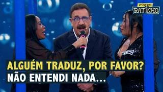Nem Ratinho, nem Santos nem mais ninguém entendem o que elas dizem | Programa do Ratinho (17/12/25)