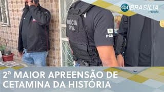 PCDF apreende 4 mil frascos de Cetamina em MG e GO | SBT Brasília 1ª ed