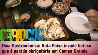 Dica Gastronômica: Rafa Paiva invade boteco que é parada obrigatória em Campo Grande