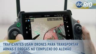 Traficantes usam drones para transportar armas e drogas no Complexo do Alemão