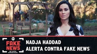 SBT Contra Notícias Falsas: Nadja Haddad alerta sobre a responsabilidade de compartilhar Fake News