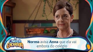 Norma avisa Anna que ela vai embora do colégio | A Caverna Encantada